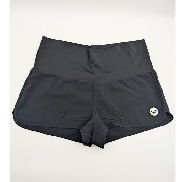 Roxy Women's Endless Summer Swim Board Shorts Elastic Waist Black Size L - Picture 2 of 9